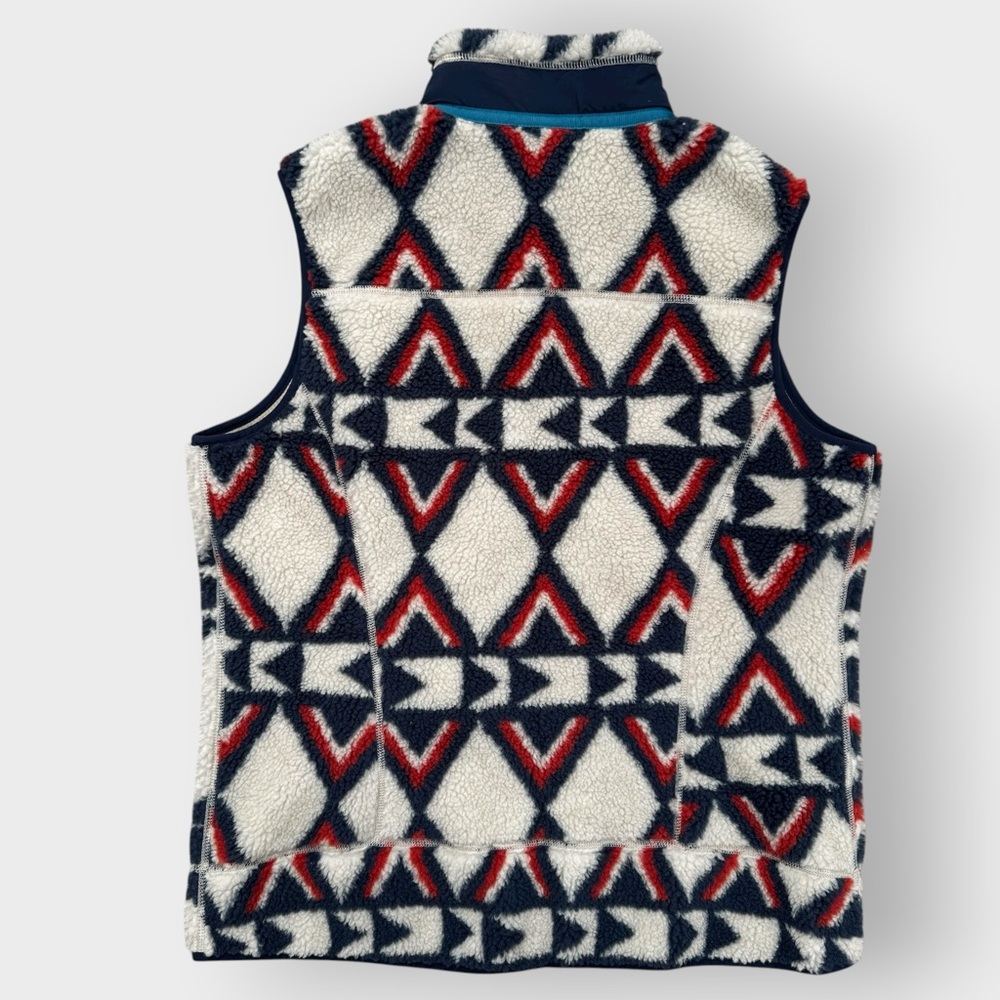Like New: Retro-x Synchilla Aztec Fleece Women’s Patagonia Vest - Picture 5 of 5